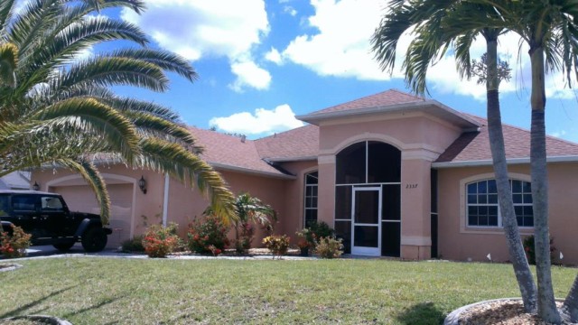 3-bed single family at 2357 NW 37TH PL, Lee County FL — foreclosure auction